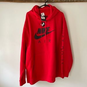 NWT Nike Mens Red Hoodie XXXL